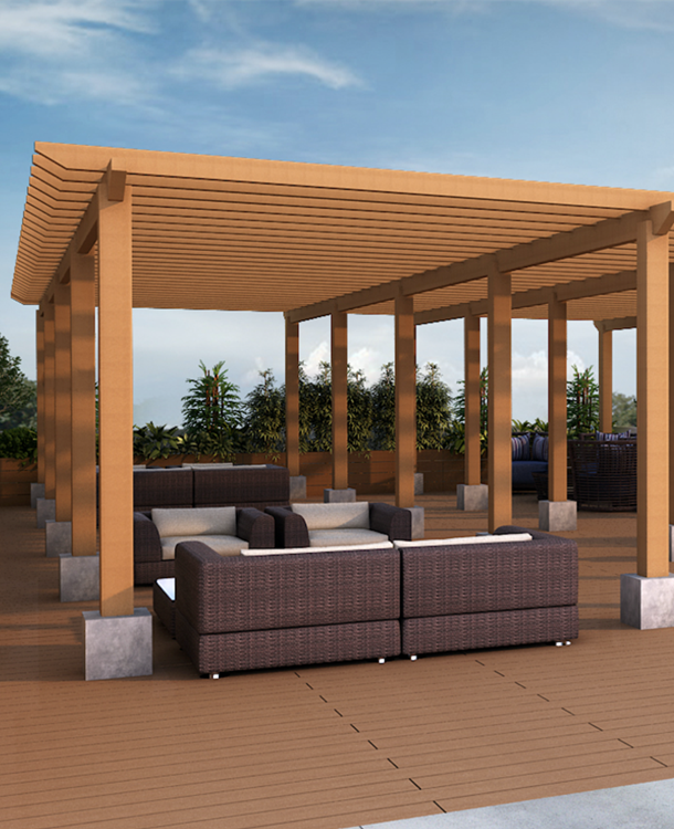 WPC Pergolas Fins - Everwood WPC